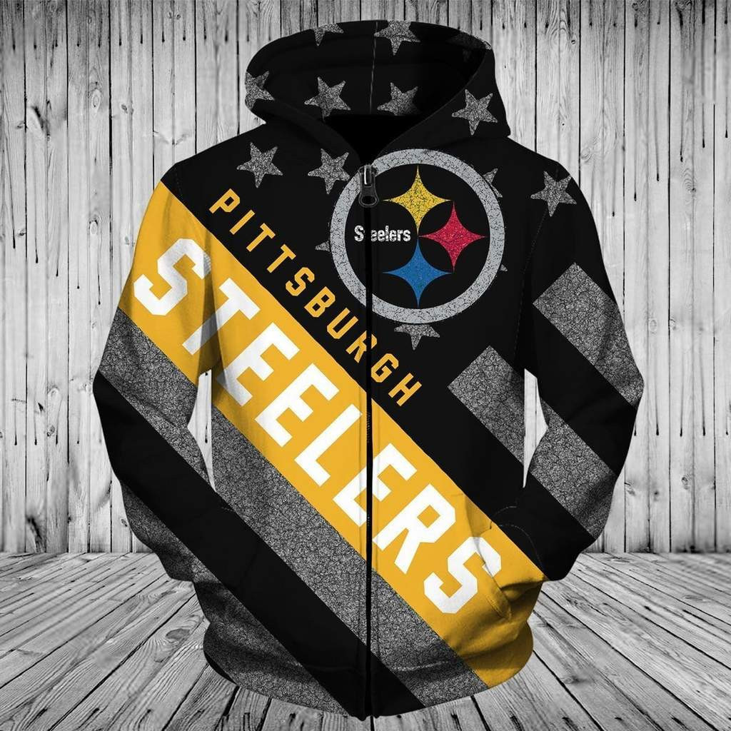 Pittsburgh Steelers 3D All Over Print Hoodie & Zip Hoodie