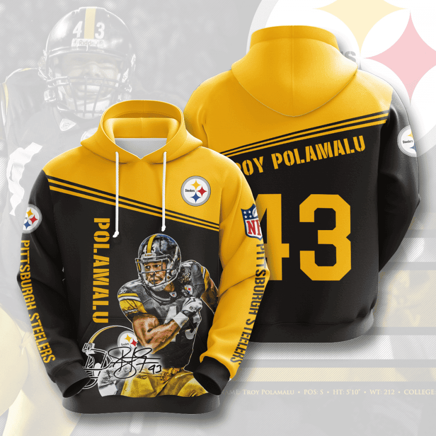 Pittsburgh Steelers 3D All Over Print Hoodie & Zip Hoodie