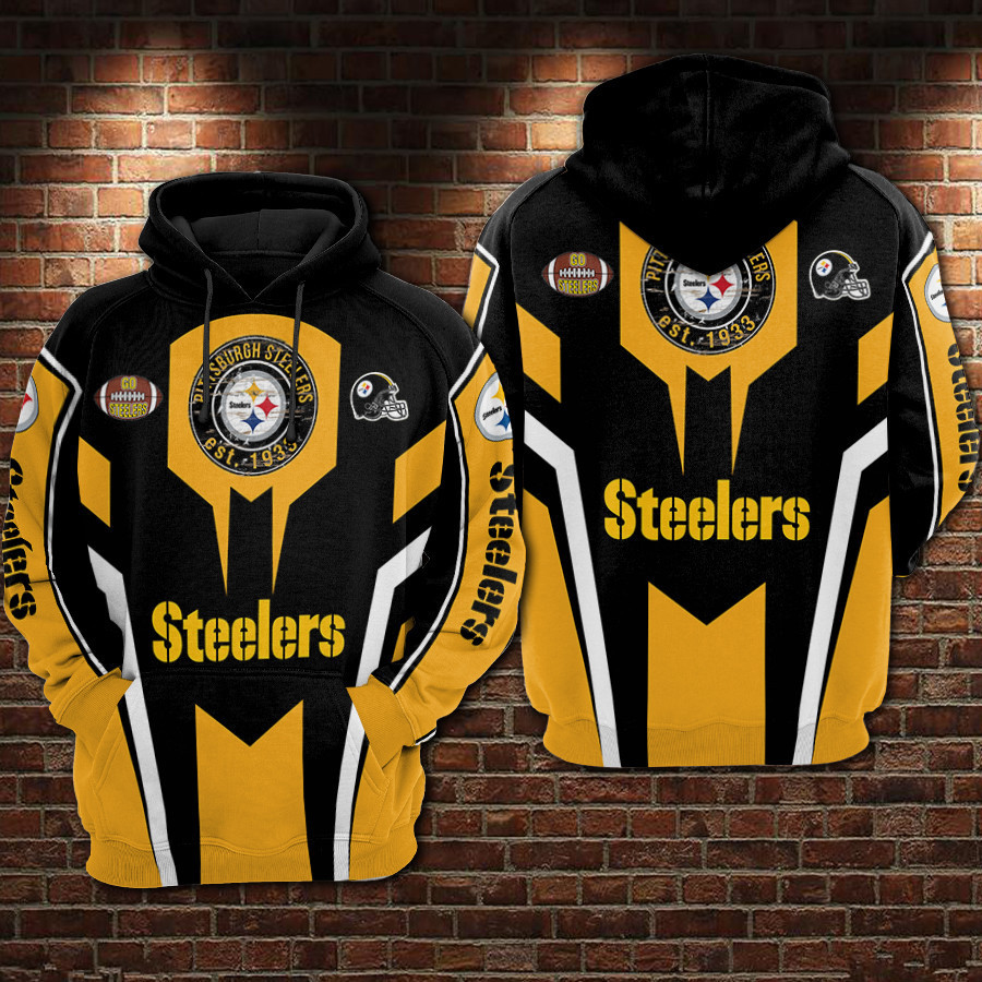 Pittsburgh Steelers 3D All Over Print Hoodie & Zip Hoodie