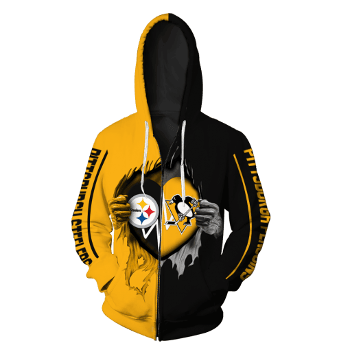 Pittsburgh Steelers 3D All Over Print Hoodie & Zip Hoodie