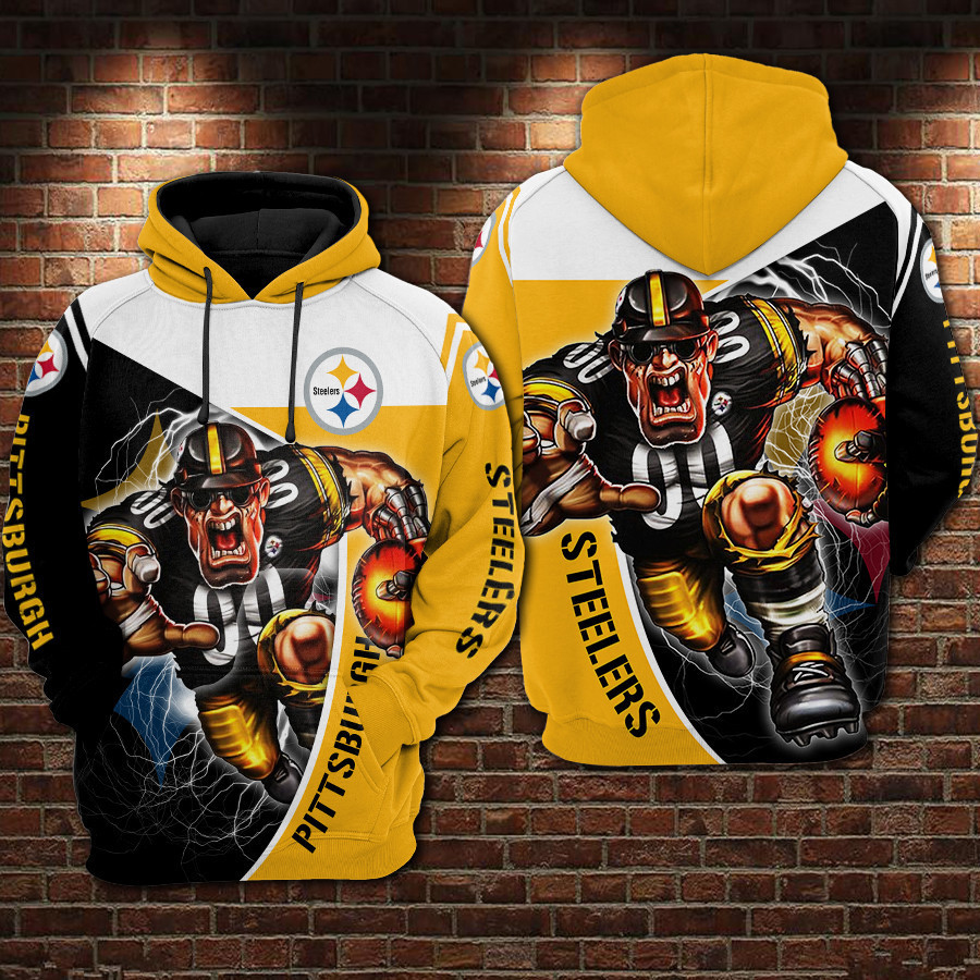 Pittsburgh Steelers 3D All Over Print Hoodie & Zip Hoodie