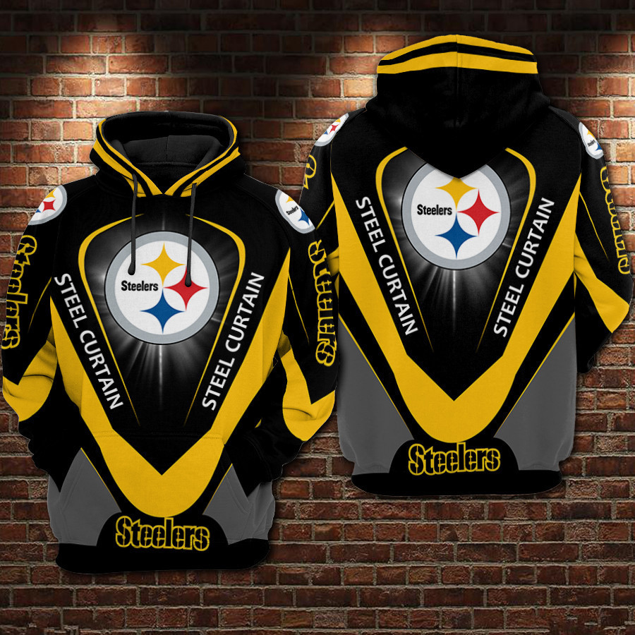 Pittsburgh Steelers 3D All Over Print Hoodie & Zip Hoodie