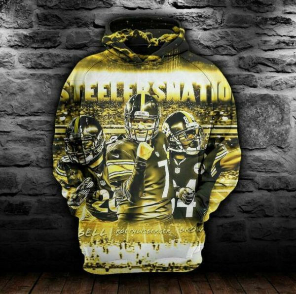 Pittsburgh Steelers 3D All Over Print Hoodie & Zip Hoodie