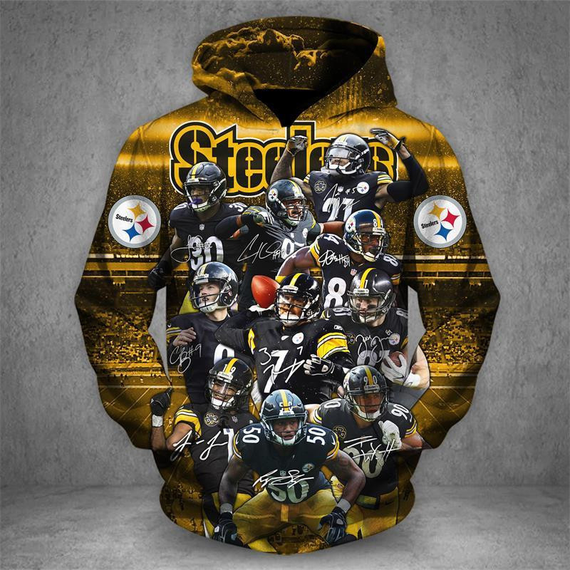 Pittsburgh Steelers 3D All Over Print Hoodie & Zip Hoodie