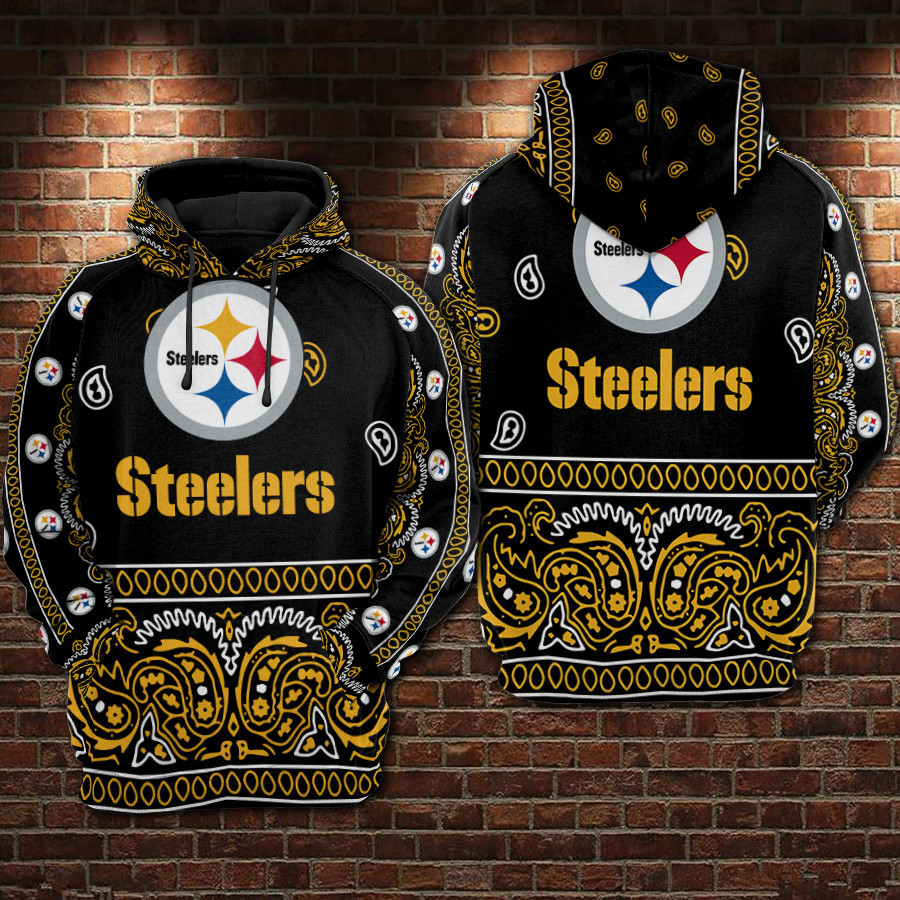 Pittsburgh Steelers 3D All Over Print Hoodie & Zip Hoodie