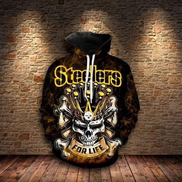 Pittsburgh Steelers 3D All Over Print Hoodie & Zip Hoodie