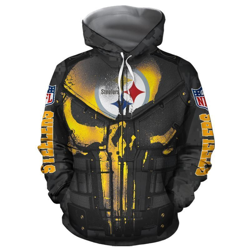 Pittsburgh Steelers 3D All Over Print Hoodie & Zip Hoodie