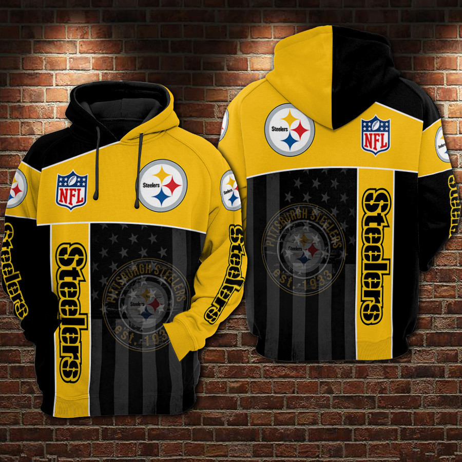 Pittsburgh Steelers 3D All Over Print Hoodie & Zip Hoodie