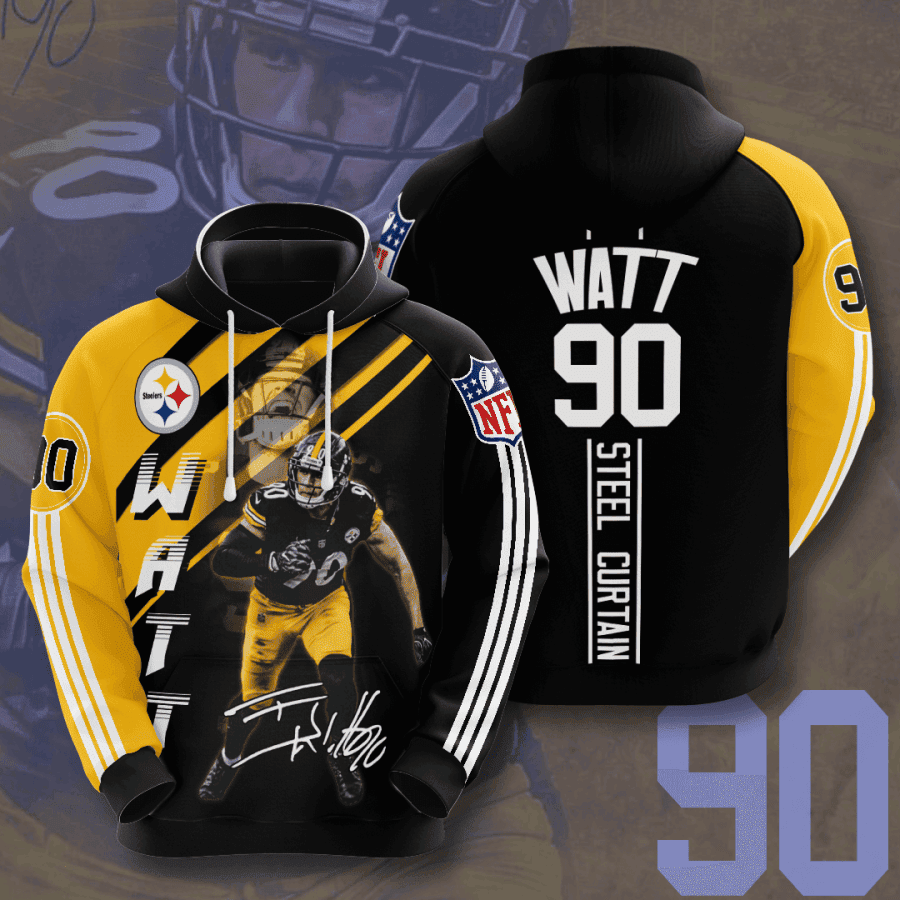 Pittsburgh Steelers 3D All Over Print Hoodie & Zip Hoodie
