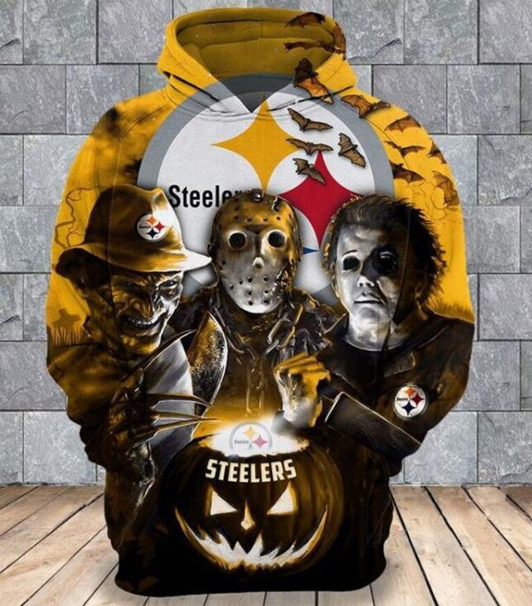Pittsburgh Steelers 3D All Over Print Hoodie & Zip Hoodie