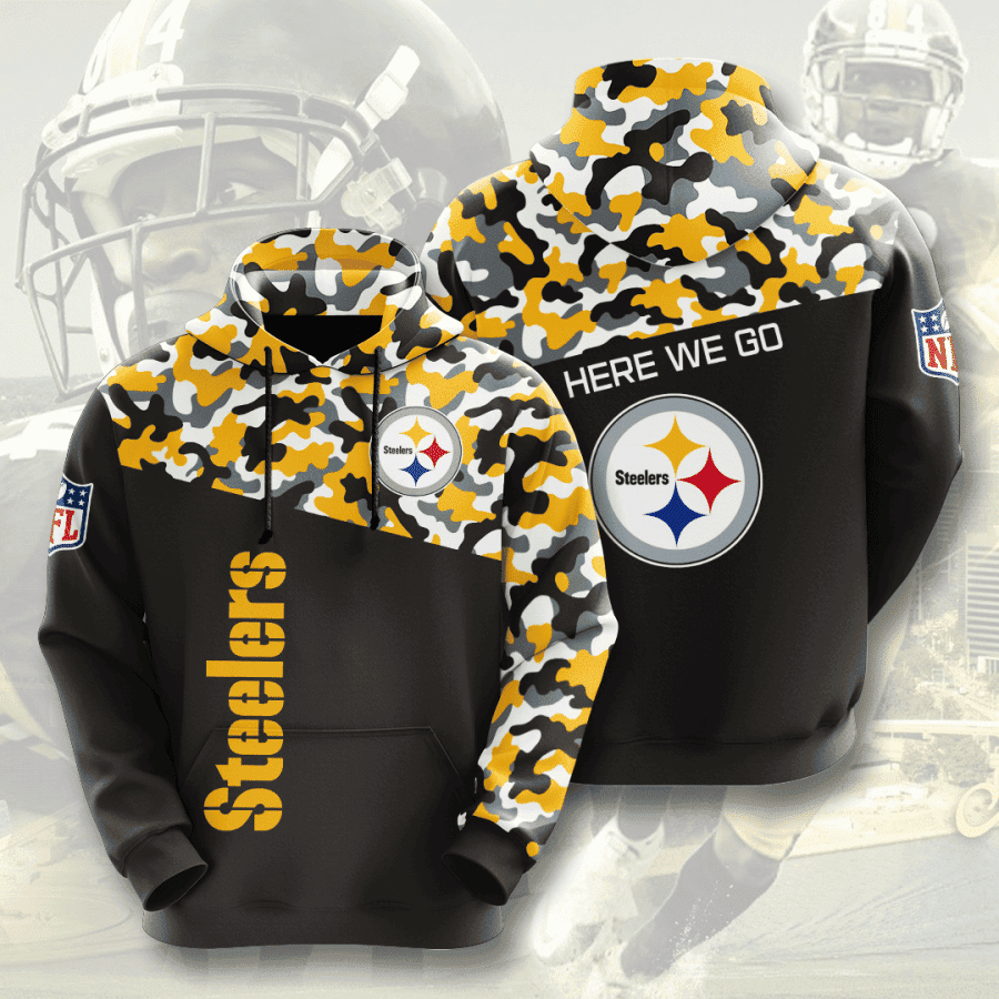 Pittsburgh Steelers 3D All Over Print Hoodie & Zip Hoodie