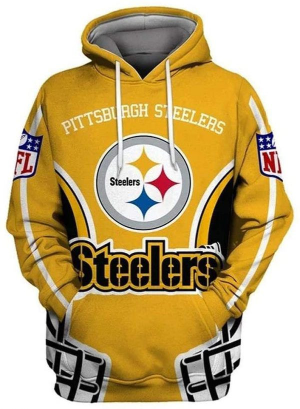 Pittsburgh Steelers 3D All Over Print Hoodie & Zip Hoodie