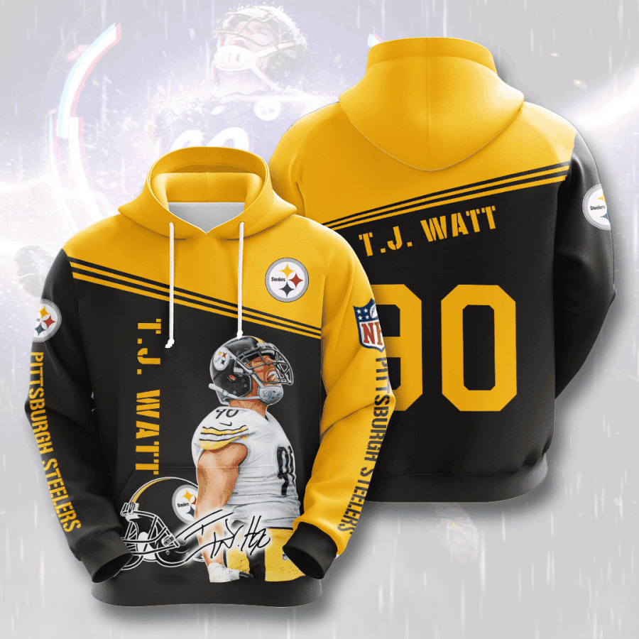 Pittsburgh Steelers 3D All Over Print Hoodie & Zip Hoodie