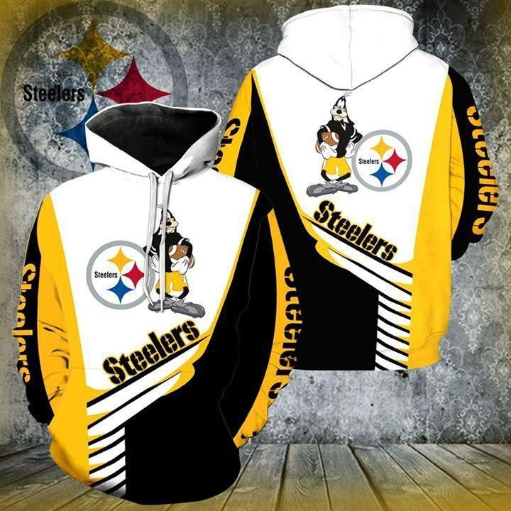 Pittsburgh Steelers Goofy Football For Steelers 3D All Over Print Hoodie & Zip Hoodie