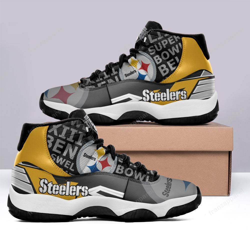 Pittsburgh Steelers JD13 Sneakers Shoes for Men & Women | Custom Fan Gift