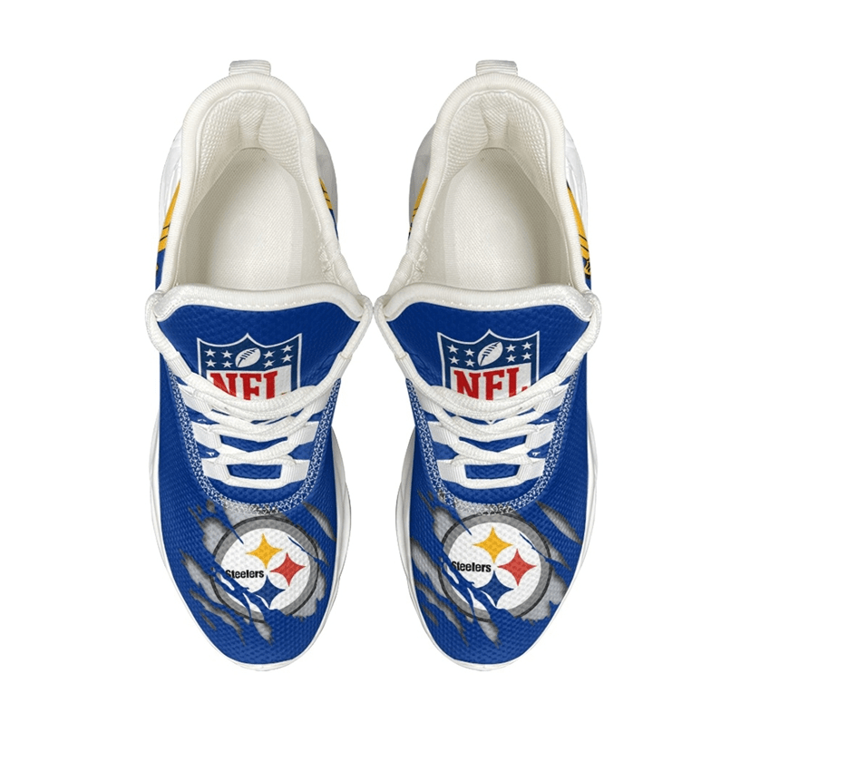 Pittsburgh Steelers Max Soul Shoes Sneakers for Men And Women – NFL Football Fan Shoes, Team Sneakers - Image 6