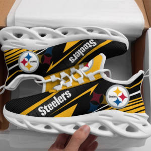 Pittsburgh Steelers Max Soul Shoes Sneakers for Men And Women – NFL Football Fan Shoes, Team Sneakers - Image 6