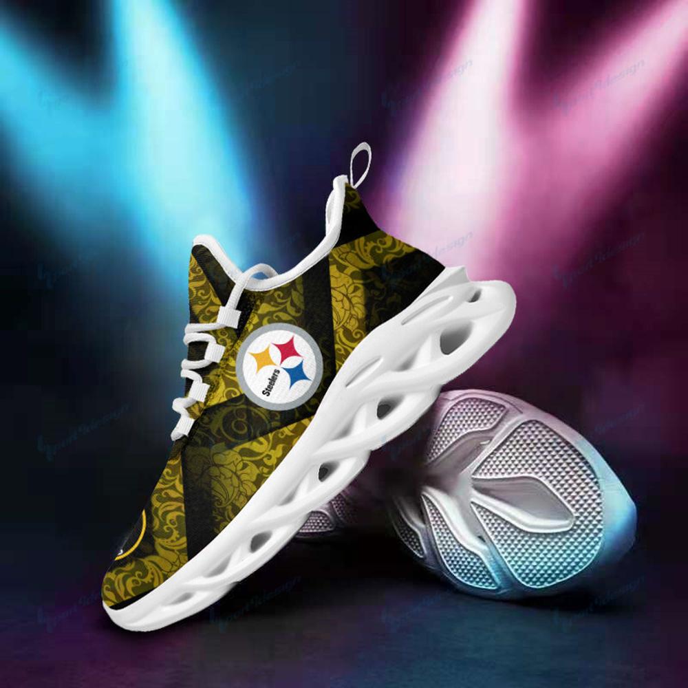 Pittsburgh Steelers Max Soul Shoes Sneakers for Men And Women – NFL Football Fan Shoes, Team Sneakers - Image 8
