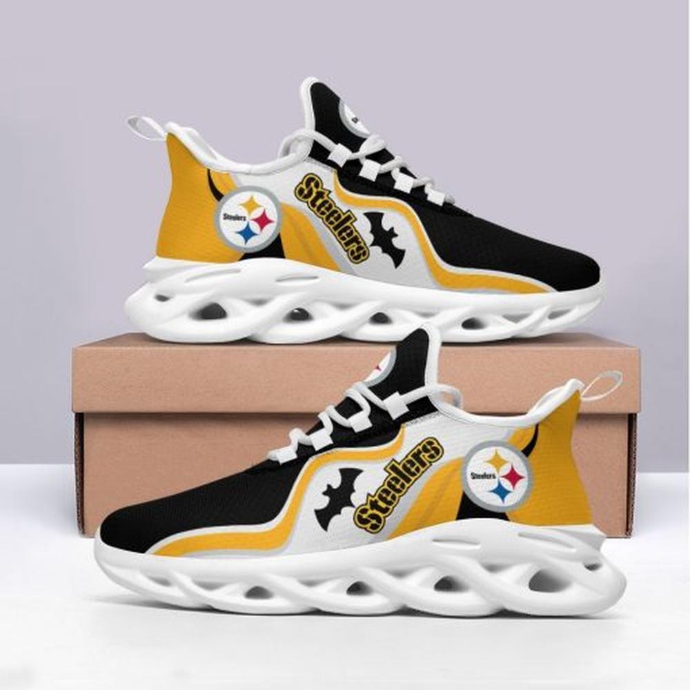 Pittsburgh Steelers Max Soul Shoes Sneakers for Men And Women – NFL Football Fan Shoes, Team Sneakers - Image 5