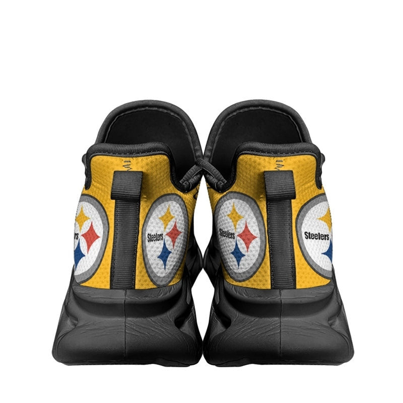 Pittsburgh Steelers Max Soul Shoes Sneakers for Men And Women – NFL Football Fan Shoes, Team Sneakers - Image 7