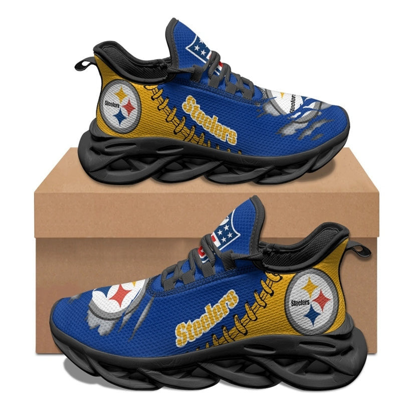 Pittsburgh Steelers Max Soul Shoes Sneakers for Men And Women – NFL Football Fan Shoes, Team Sneakers - Image 3