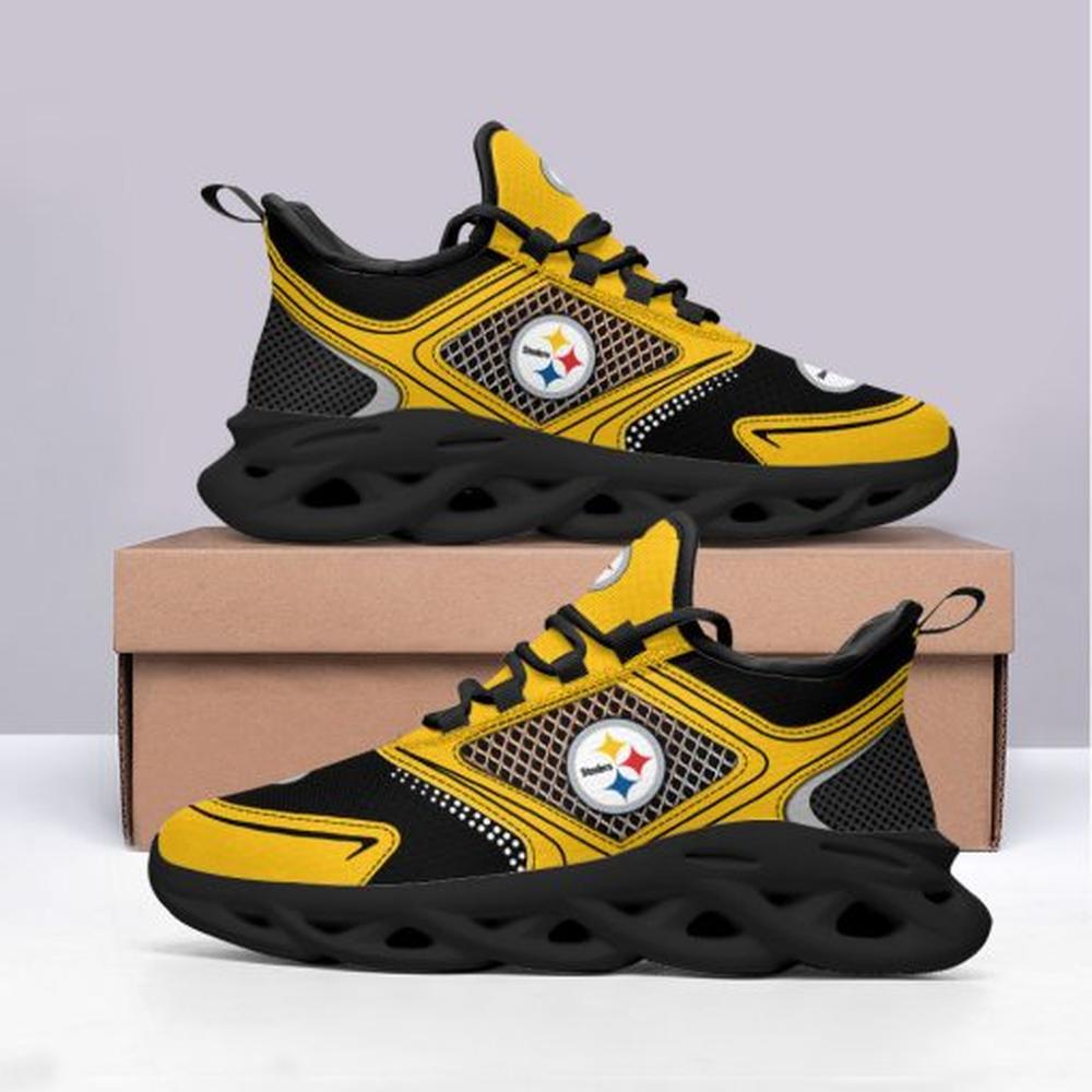 Pittsburgh Steelers Max Soul Shoes Sneakers for Men And Women – NFL Football Fan Shoes, Team Sneakers - Image 5