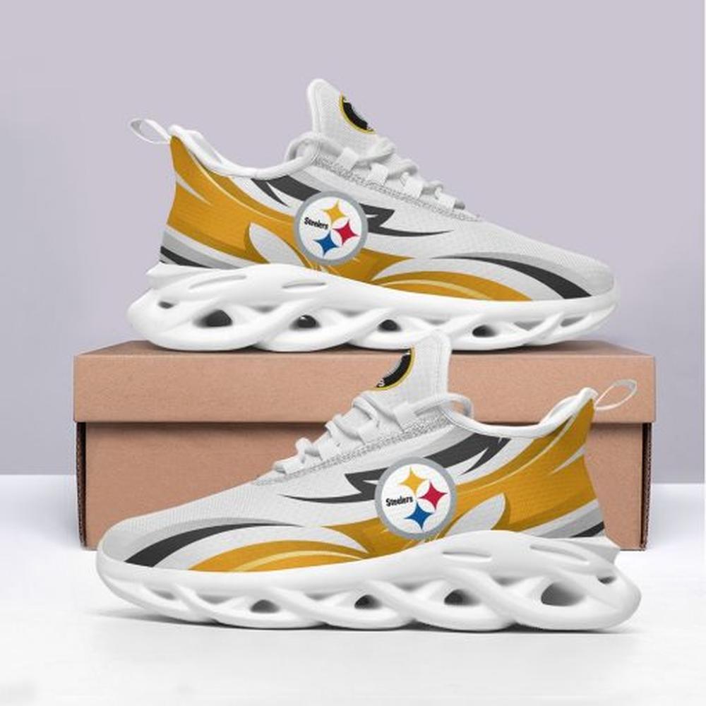 Pittsburgh Steelers Max Soul Shoes Sneakers for Men And Women – NFL Football Fan Shoes, Team Sneakers - Image 5