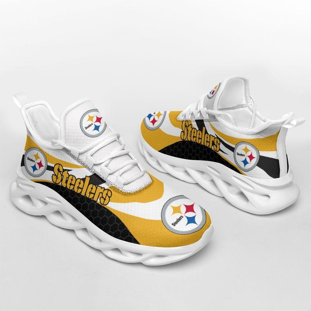 Pittsburgh Steelers Max Soul Shoes Sneakers for Men And Women – NFL Football Fan Shoes, Team Sneakers - Image 3
