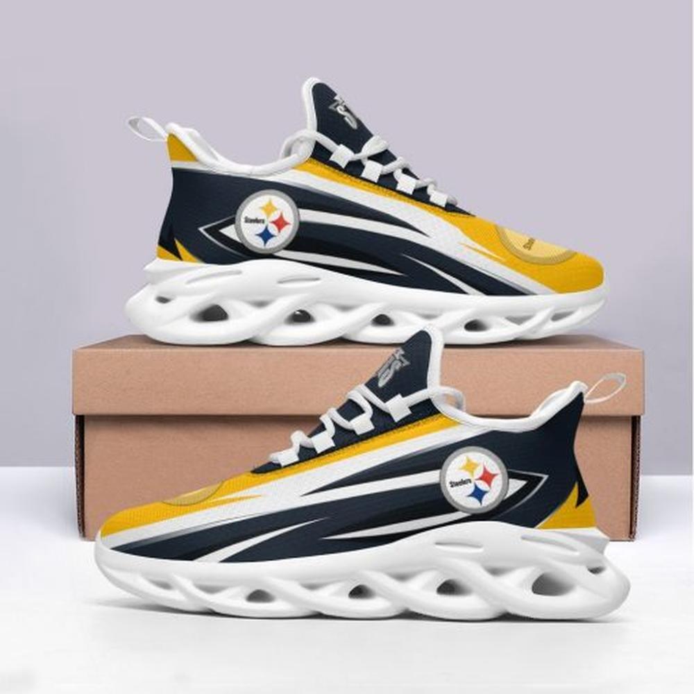 Pittsburgh Steelers Max Soul Shoes Sneakers for Men And Women – NFL Football Fan Shoes, Team Sneakers - Image 5