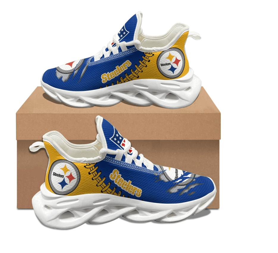 Pittsburgh Steelers Max Soul Shoes Sneakers for Men And Women – NFL Football Fan Shoes, Team Sneakers - Image 7
