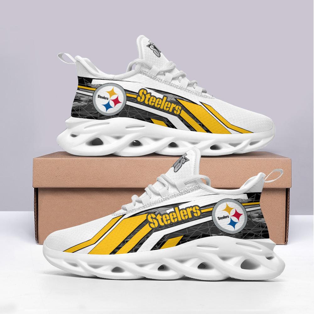 Pittsburgh Steelers Max Soul Shoes Sneakers for Men And Women – NFL Football Fan Shoes, Team Sneakers - Image 3