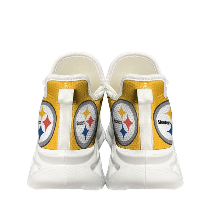 Pittsburgh Steelers Max Soul Shoes Sneakers for Men And Women – NFL Football Fan Shoes, Team Sneakers - Image 8