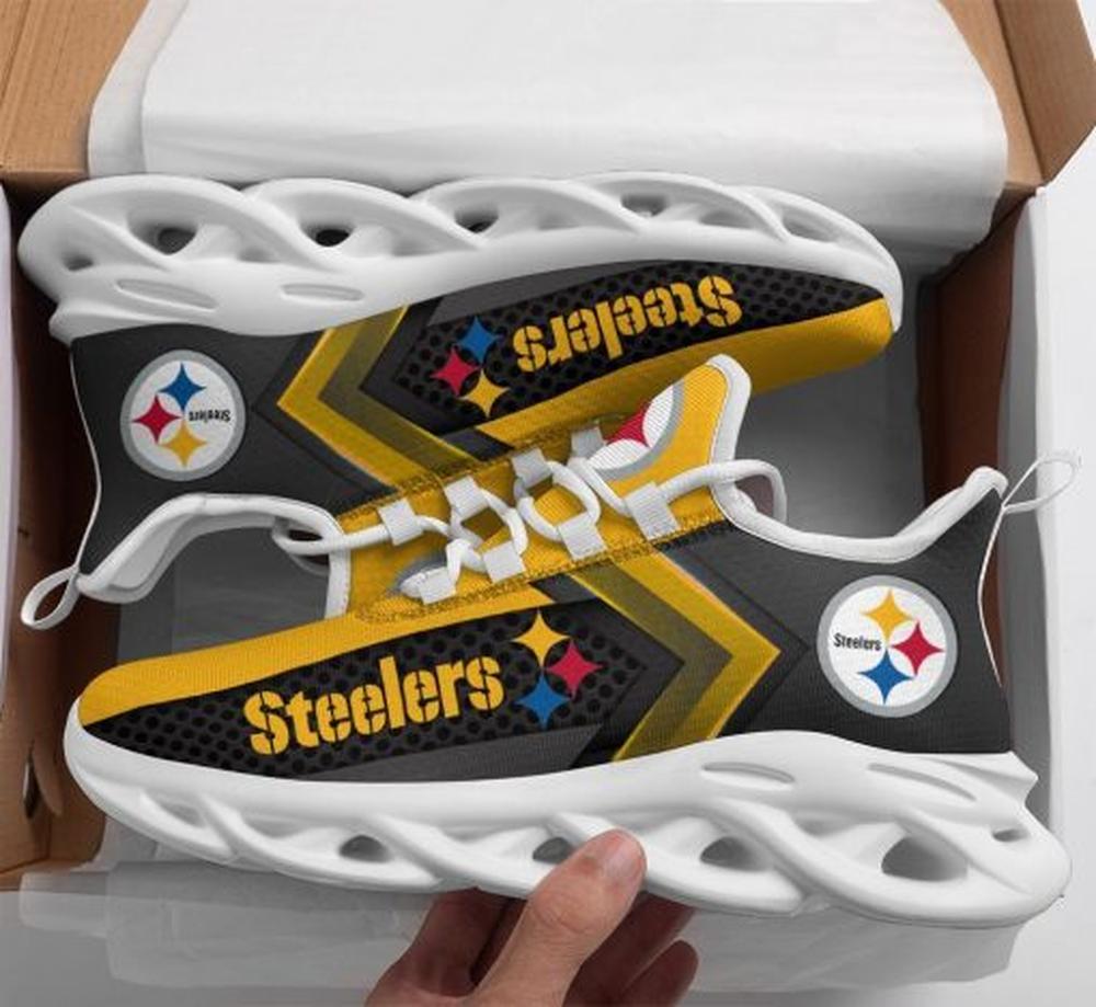 Pittsburgh Steelers Max Soul Shoes Sneakers for Men And Women – NFL Football Fan Shoes, Team Sneakers - Image 5