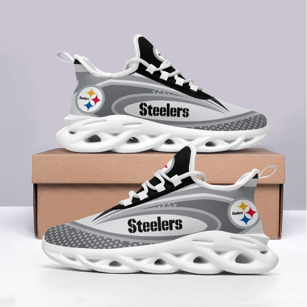 Pittsburgh Steelers Max Soul Shoes Sneakers for Men And Women – NFL Football Fan Shoes, Team Sneakers