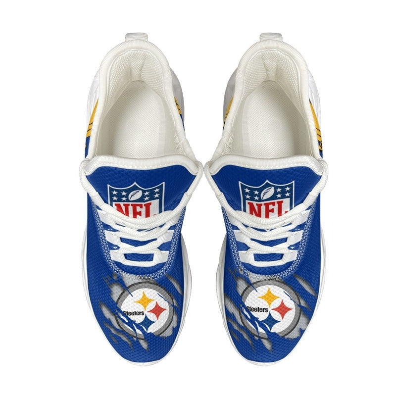 Pittsburgh Steelers Max Soul Shoes Sneakers for Men And Women – NFL Football Fan Shoes, Team Sneakers - Image 5