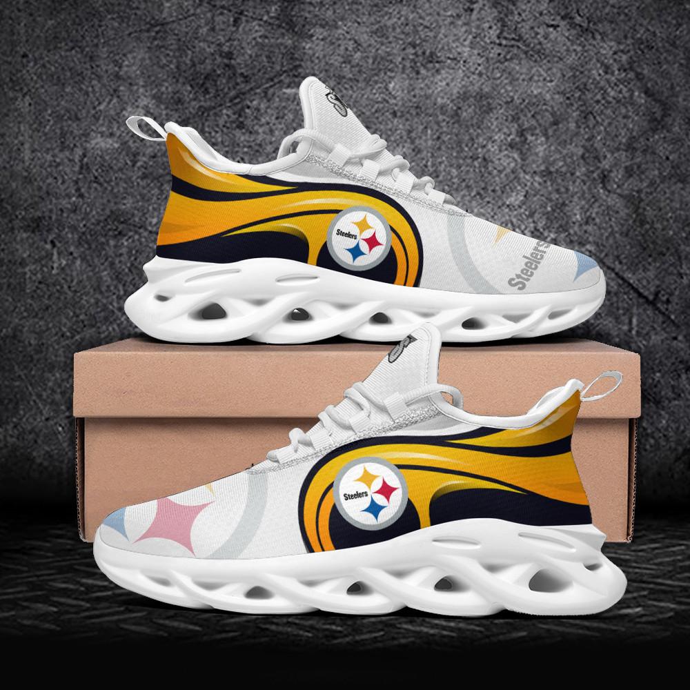 Pittsburgh Steelers Max Soul ShoesSneakers for Men And Women – NFL Football Fan Shoes, Team Sneakers - Image 3