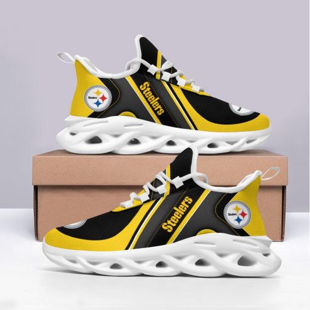 Pittsburgh Steelers Max Soul ShoesSneakers for Men And Women – NFL Football Fan Shoes, Team Sneakers - Image 5
