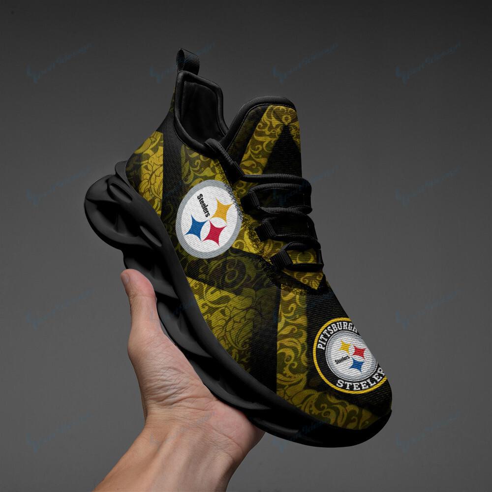 Pittsburgh Steelers Max Soul ShoesSneakers for Men And Women – NFL Football Fan Shoes, Team Sneakers - Image 5