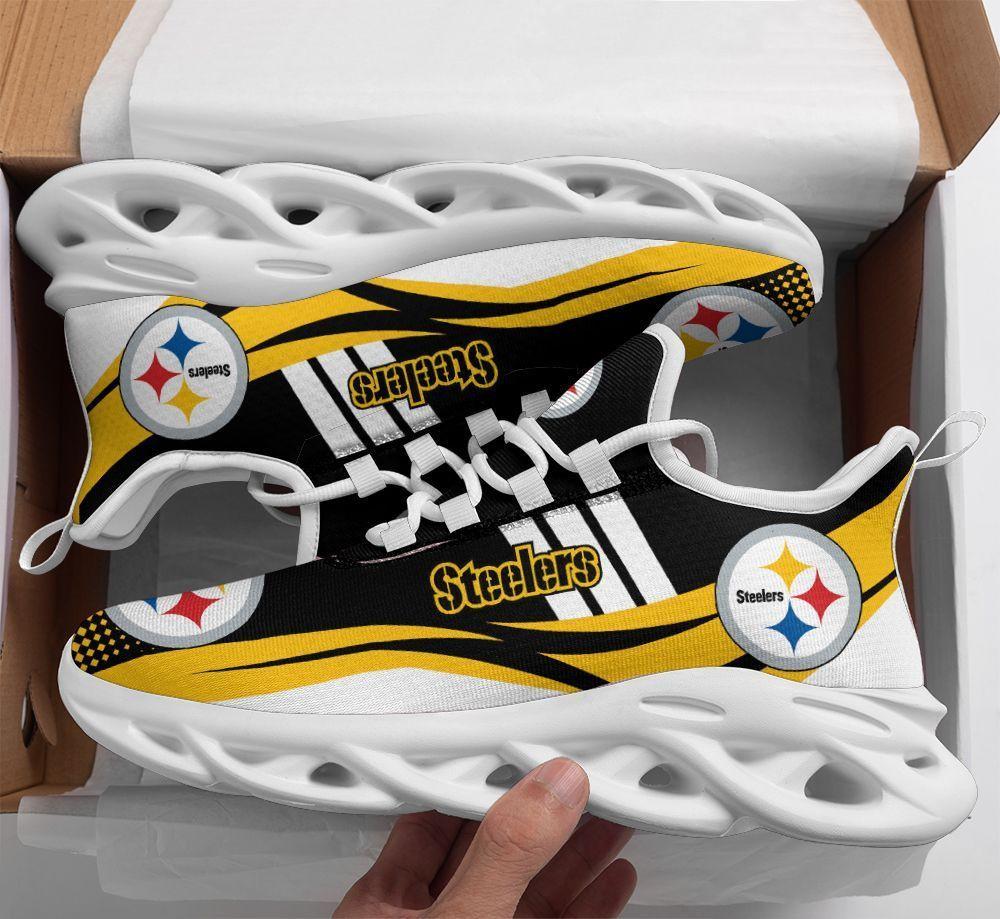 Pittsburgh Steelers Max Soul ShoesSneakers for Men And Women – NFL Football Fan Shoes, Team Sneakers - Image 3