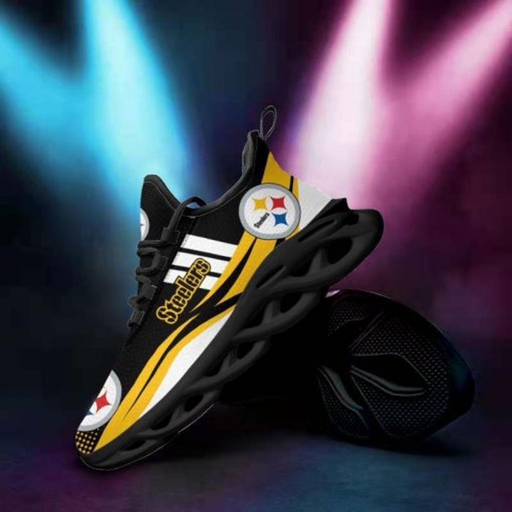 Pittsburgh Steelers Max Soul ShoesSneakers for Men And Women – NFL Football Fan Shoes, Team Sneakers - Image 7