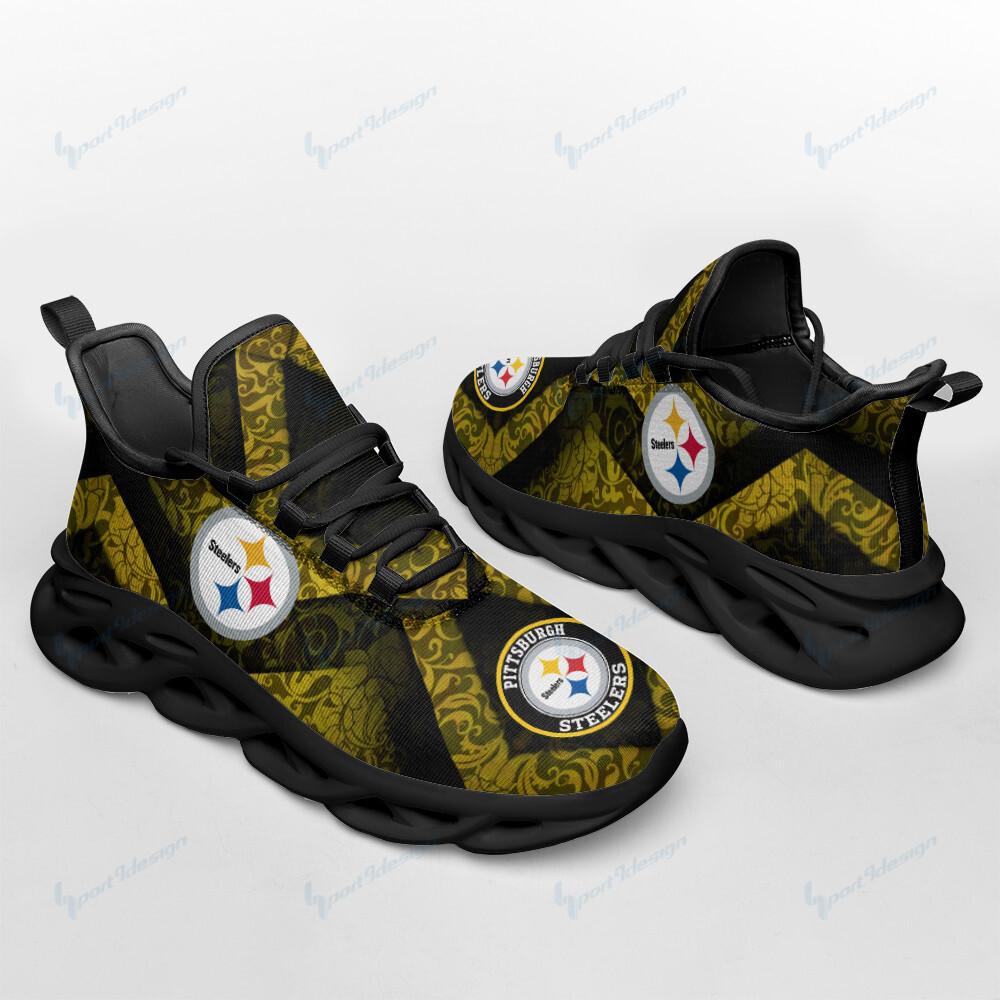 Pittsburgh Steelers Max Soul ShoesSneakers for Men And Women – NFL Football Fan Shoes, Team Sneakers - Image 7