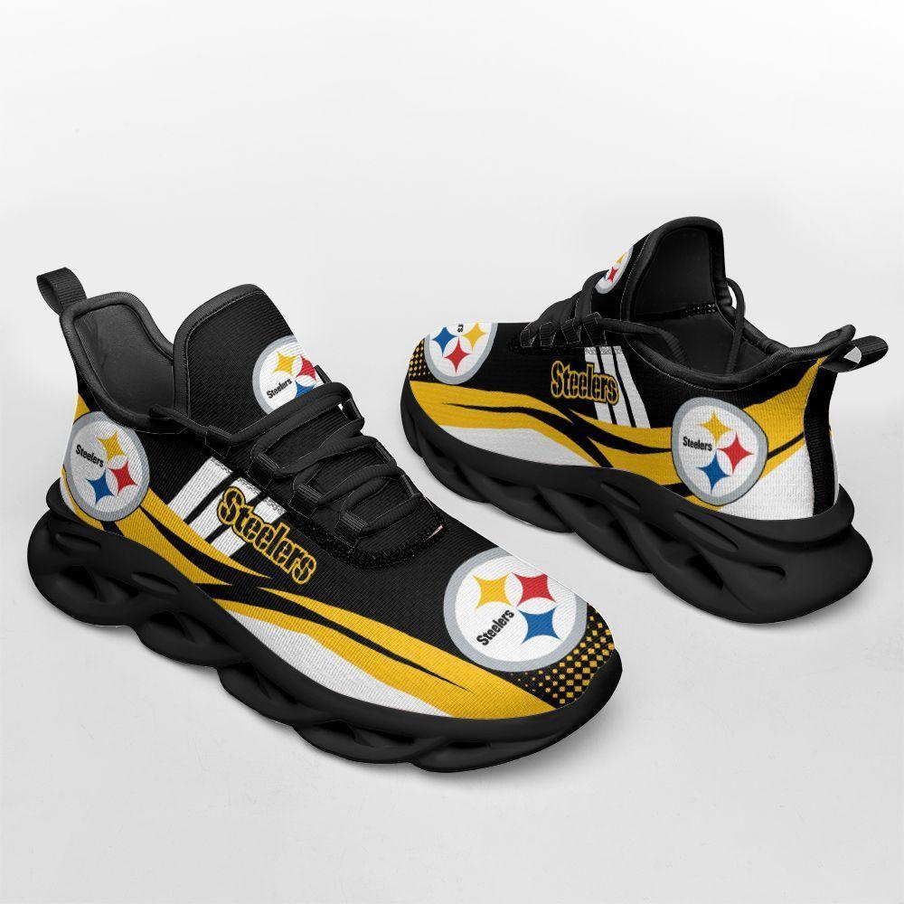 Pittsburgh Steelers Max Soul ShoesSneakers for Men And Women – NFL Football Fan Shoes, Team Sneakers - Image 5