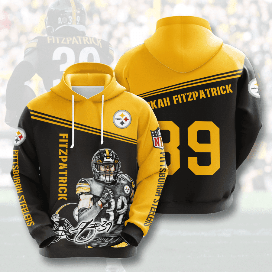 Pittsburgh Steelers Minkah Fitzpatrick 3D All Over Print Hoodie & Zip Hoodie
