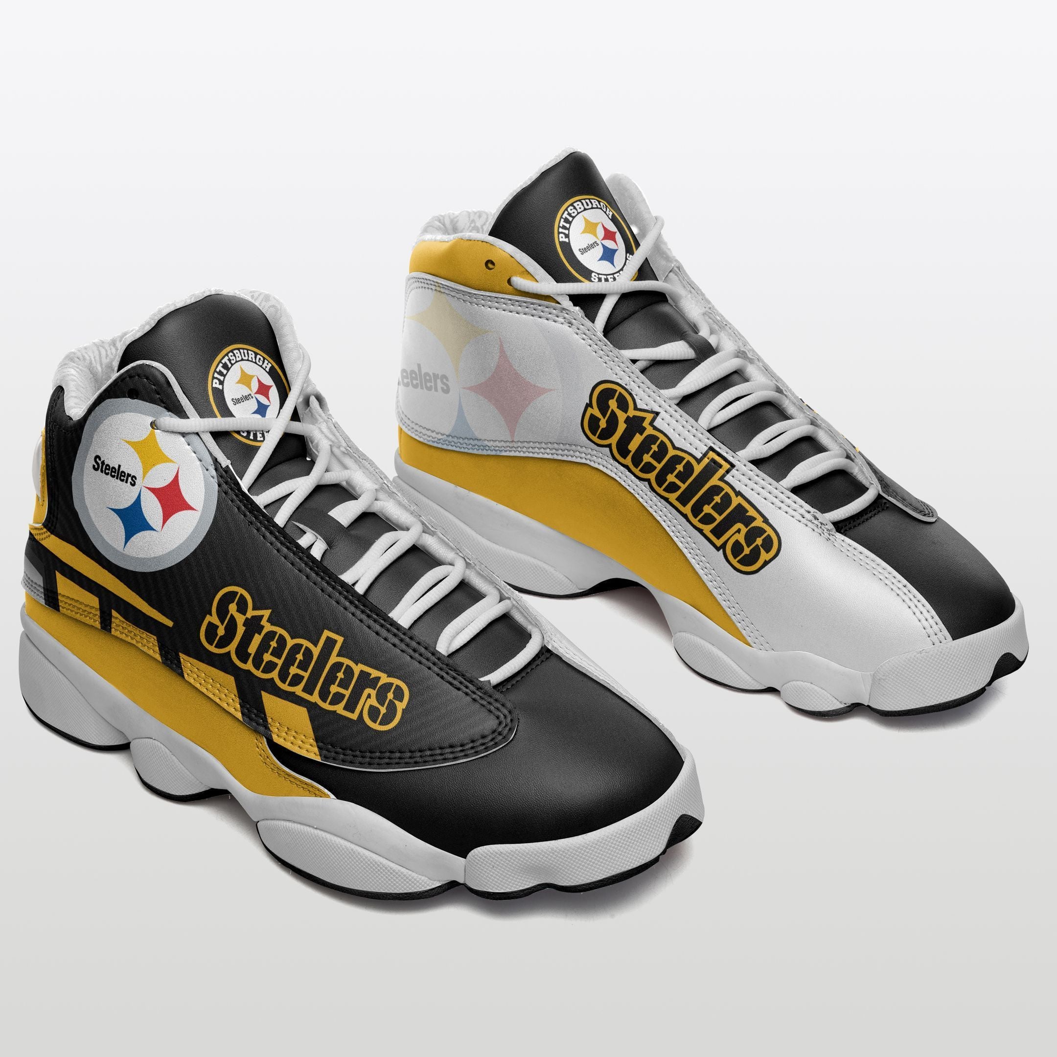 Pittsburgh Steelers NFL JD13 Sneakers Shoes for Men & Women | Custom Fan Gift