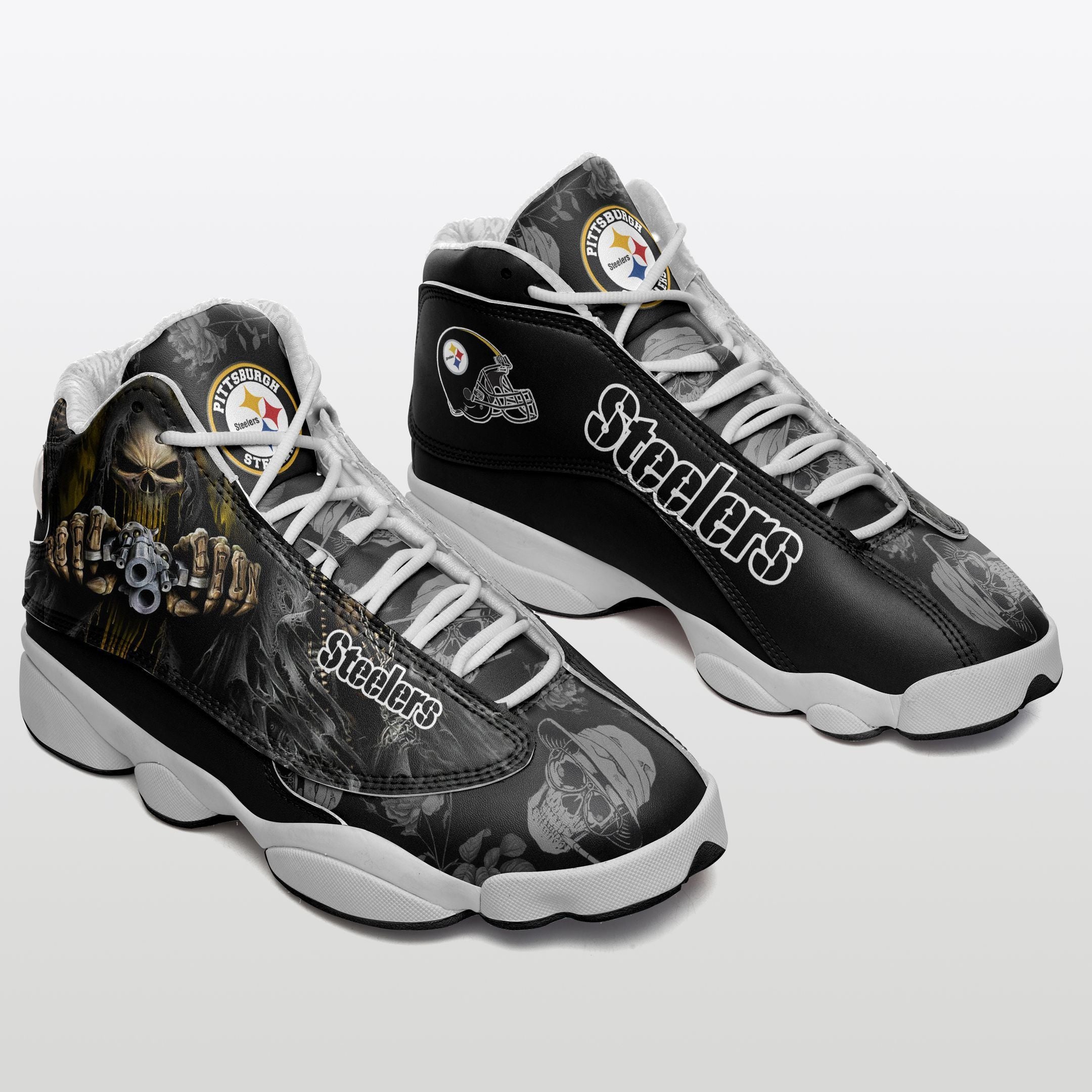 Pittsburgh Steelers NFL JD13 Sneakers Shoes for Men & Women | Custom Fan Gift