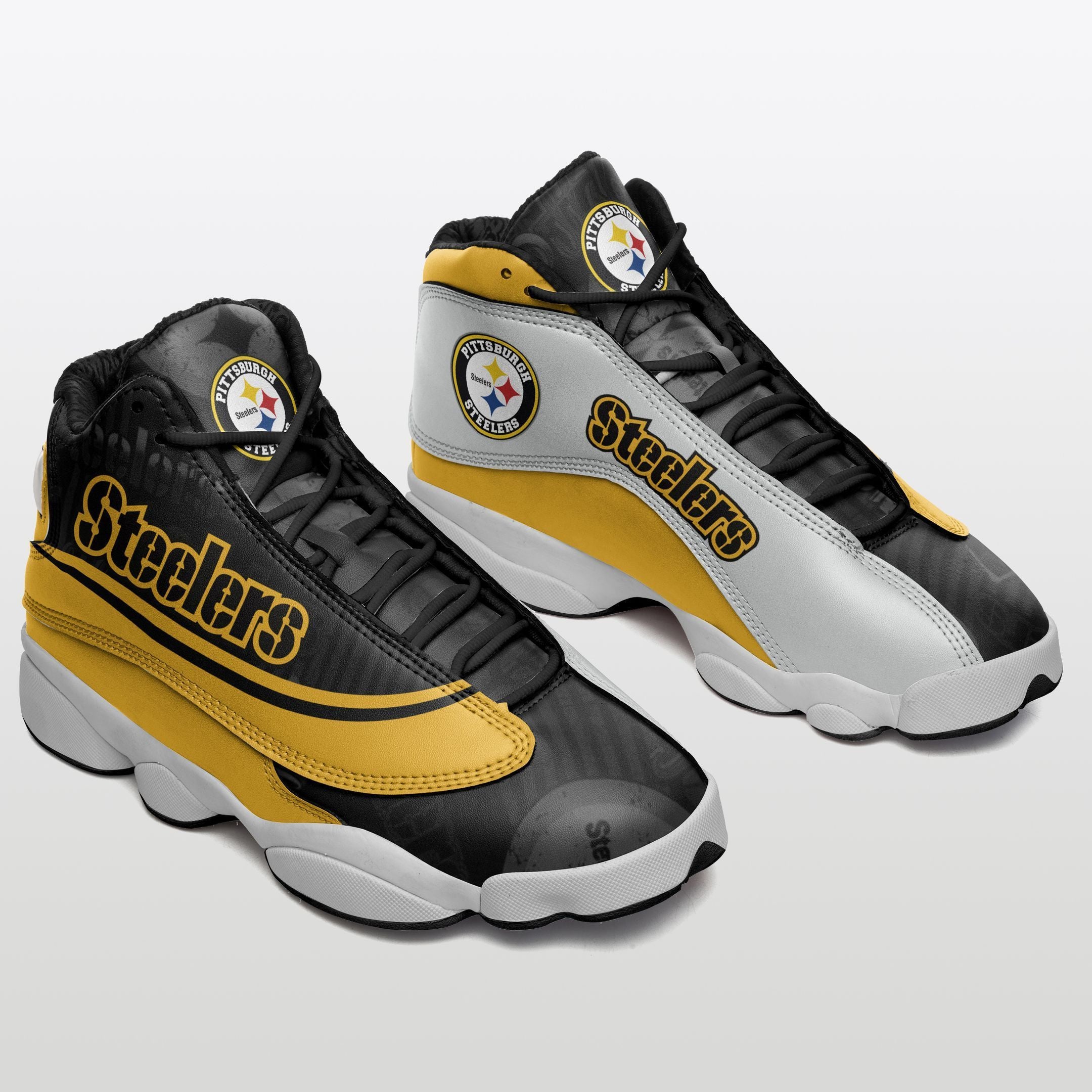 Pittsburgh Steelers NFL JD13 Sneakers Shoes for Men & Women | Custom Fan Gift