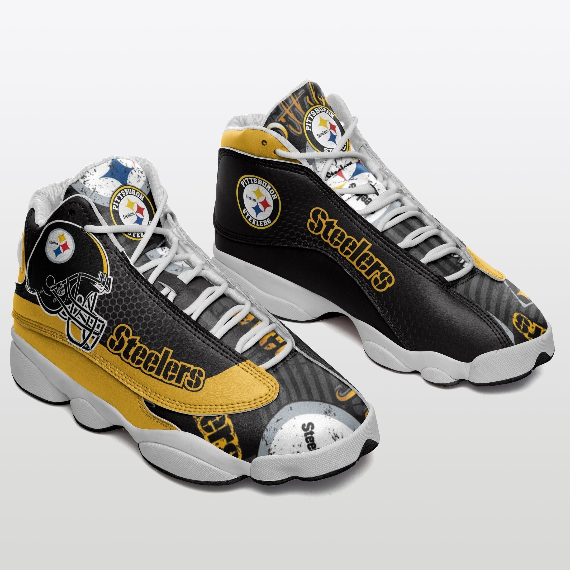 Pittsburgh Steelers NFL JD13 Sneakers Shoes for Men & Women | Custom Fan Gift
