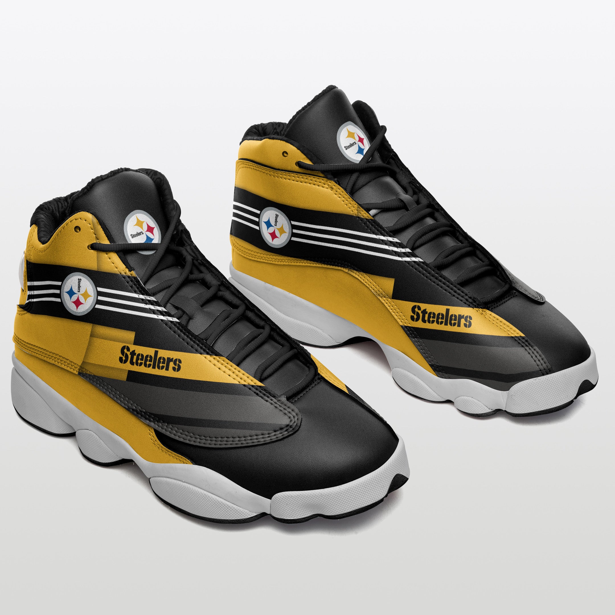 Pittsburgh Steelers NFL JD13 Sneakers Shoes for Men & Women | Custom Fan Gift