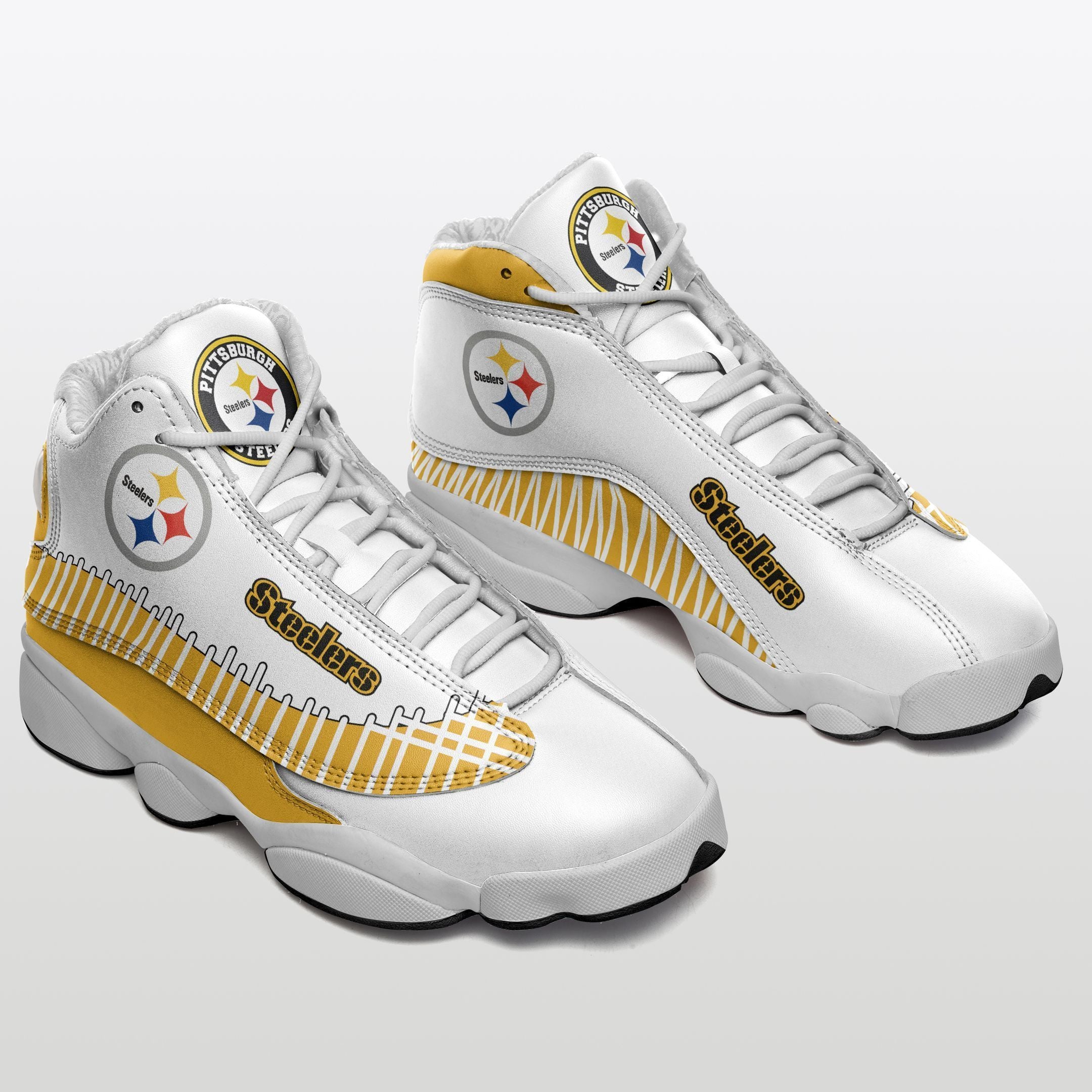 Pittsburgh Steelers NFL JD13 Sneakers Shoes for Men & Women | Custom Fan Gift