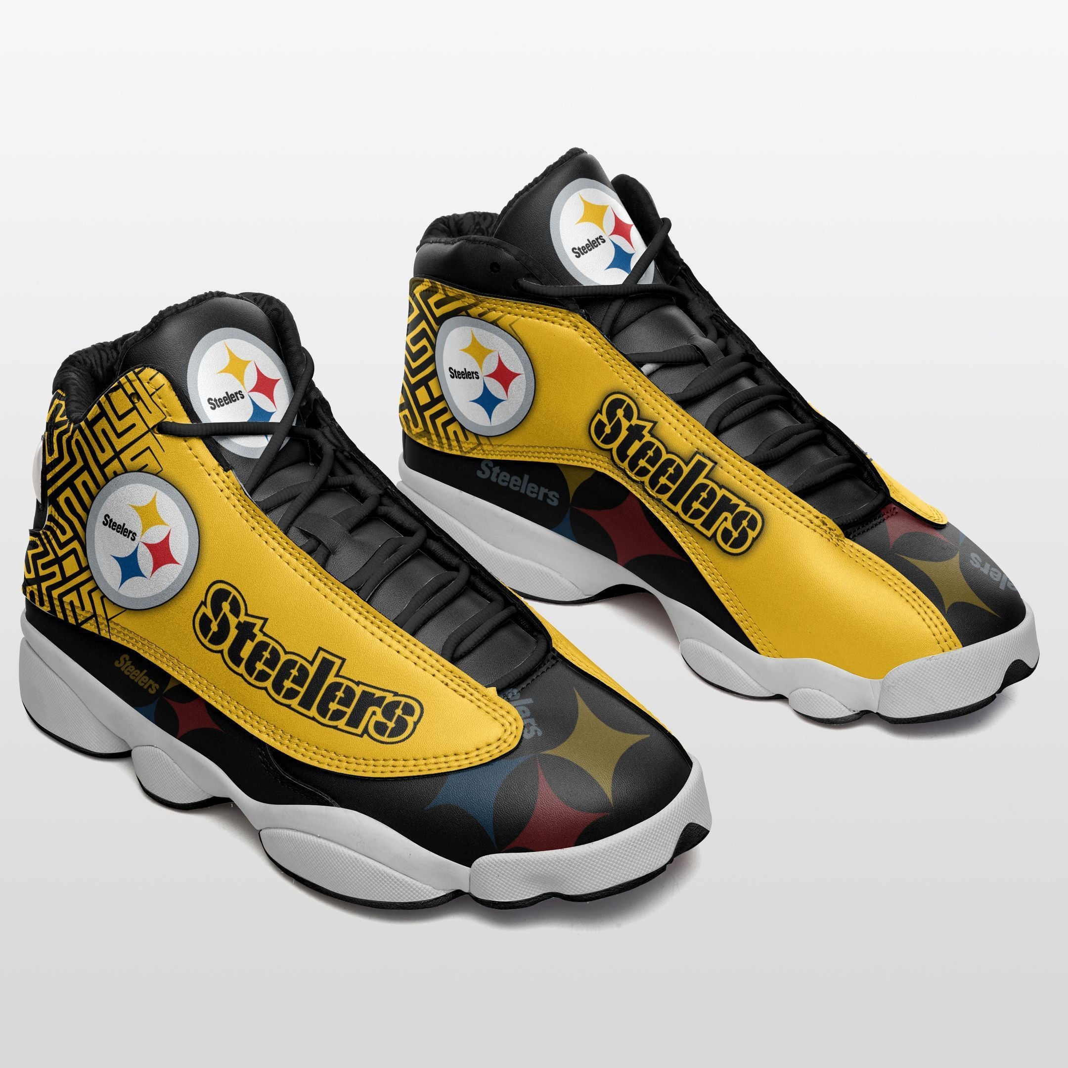 Pittsburgh Steelers NFL JD13 Sneakers Shoes for Men & Women | Custom Fan Gift